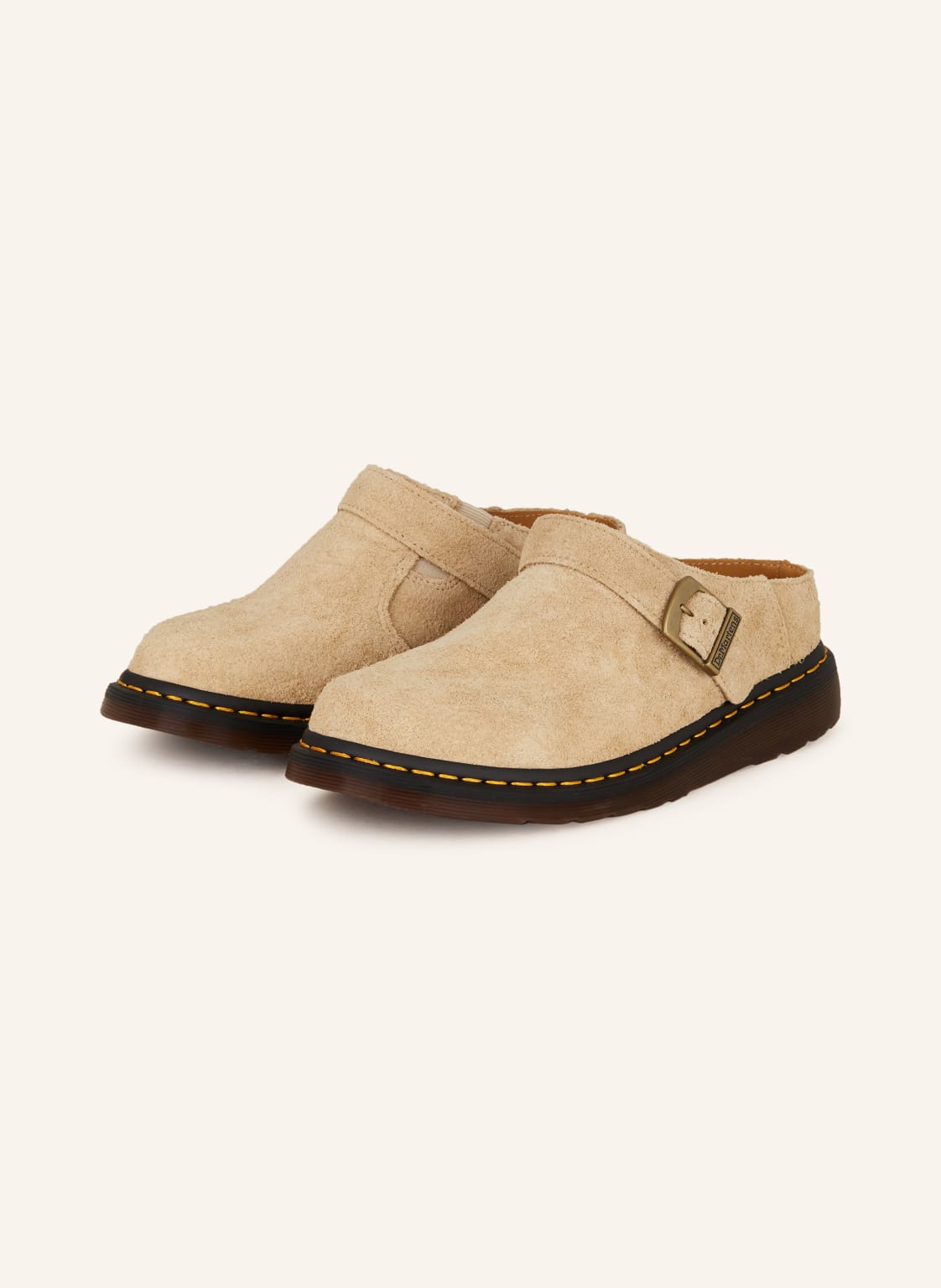 Dr. Martens Pantoletten Isham beige von Dr. Martens