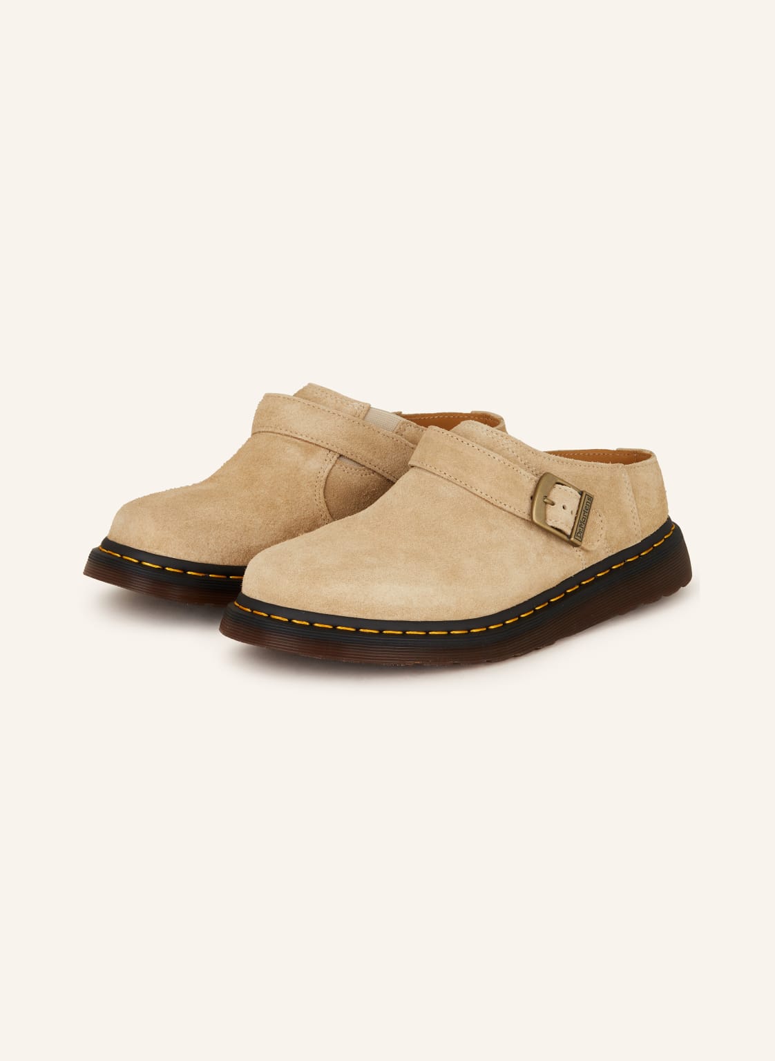 Dr. Martens Pantoletten Isham beige von Dr. Martens