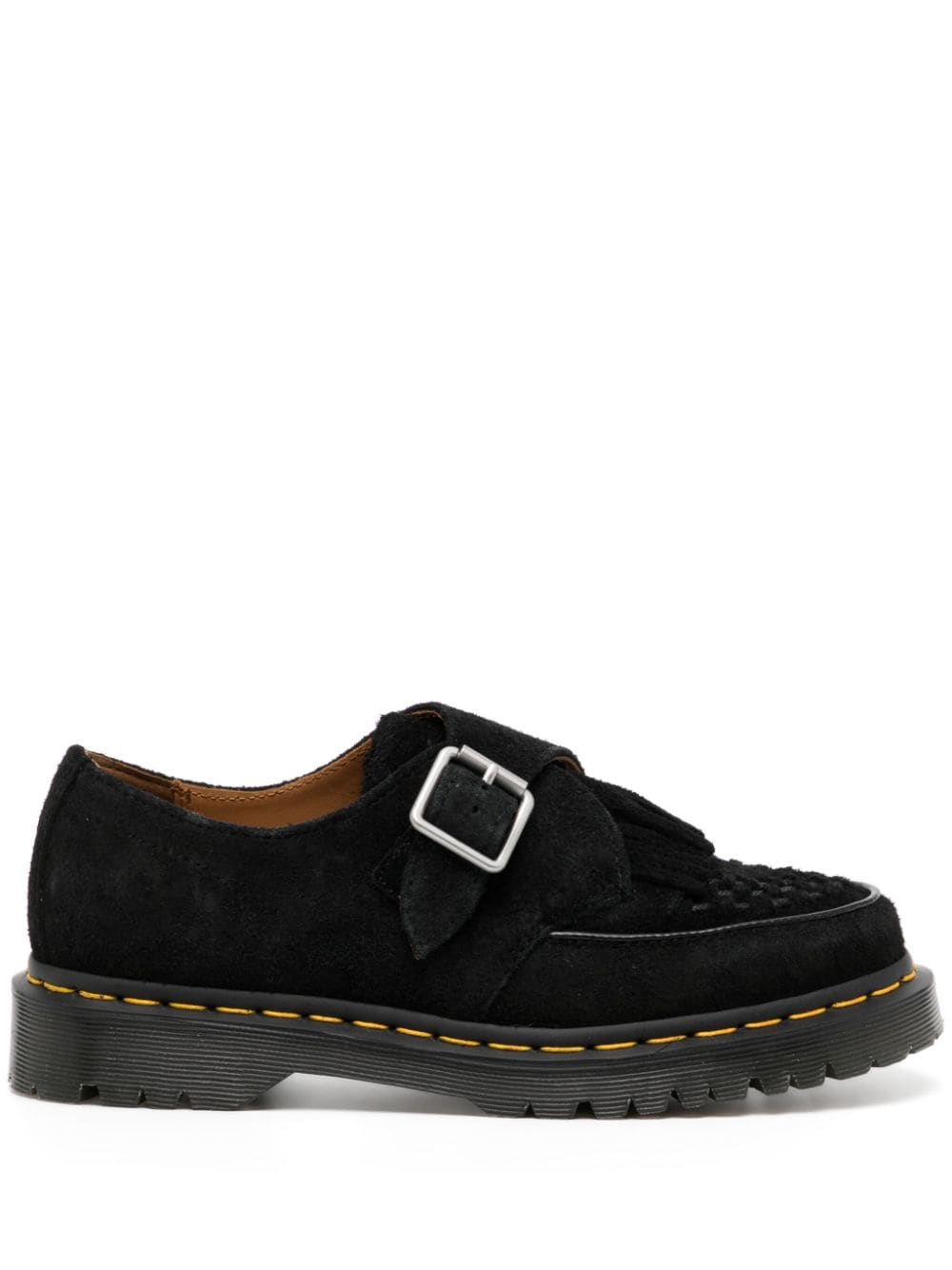 Dr. Martens Ramsey suede monk shoes - Black von Dr. Martens