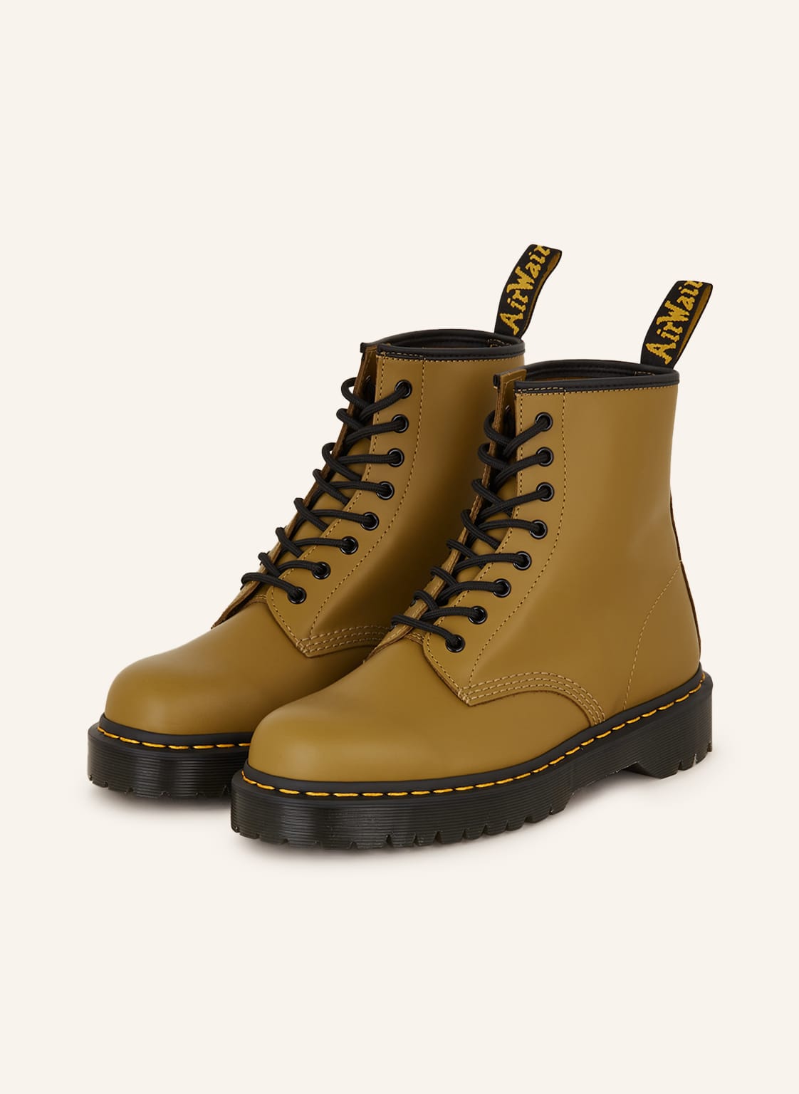 Dr. Martens Schnürboots 1460 Bex gelb von Dr. Martens