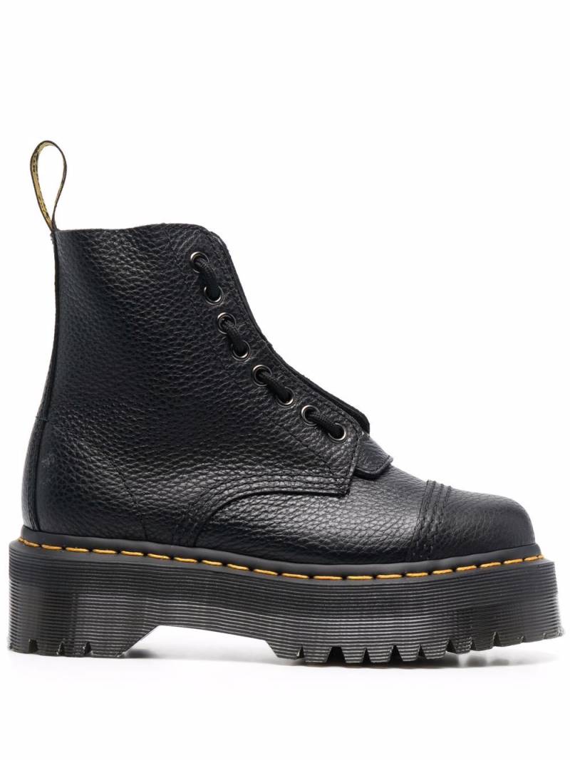 Dr. Martens Sinclair leather platform boots - Black von Dr. Martens