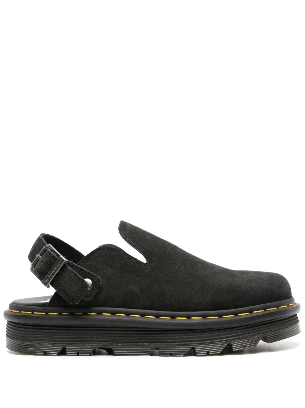 Dr. Martens Zebzag suede mules - Black von Dr. Martens