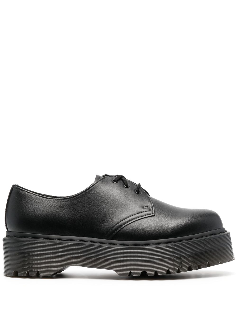 Dr. Martens faux-leather derby shoes - Black von Dr. Martens