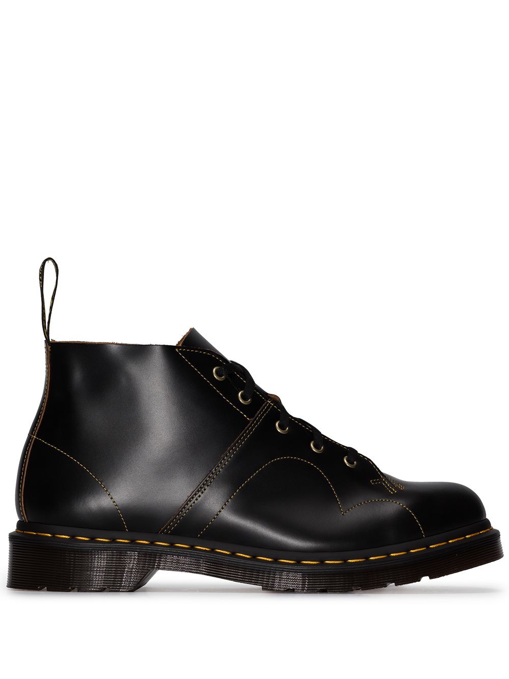 Dr. Martens leather lace-up booties - Black von Dr. Martens