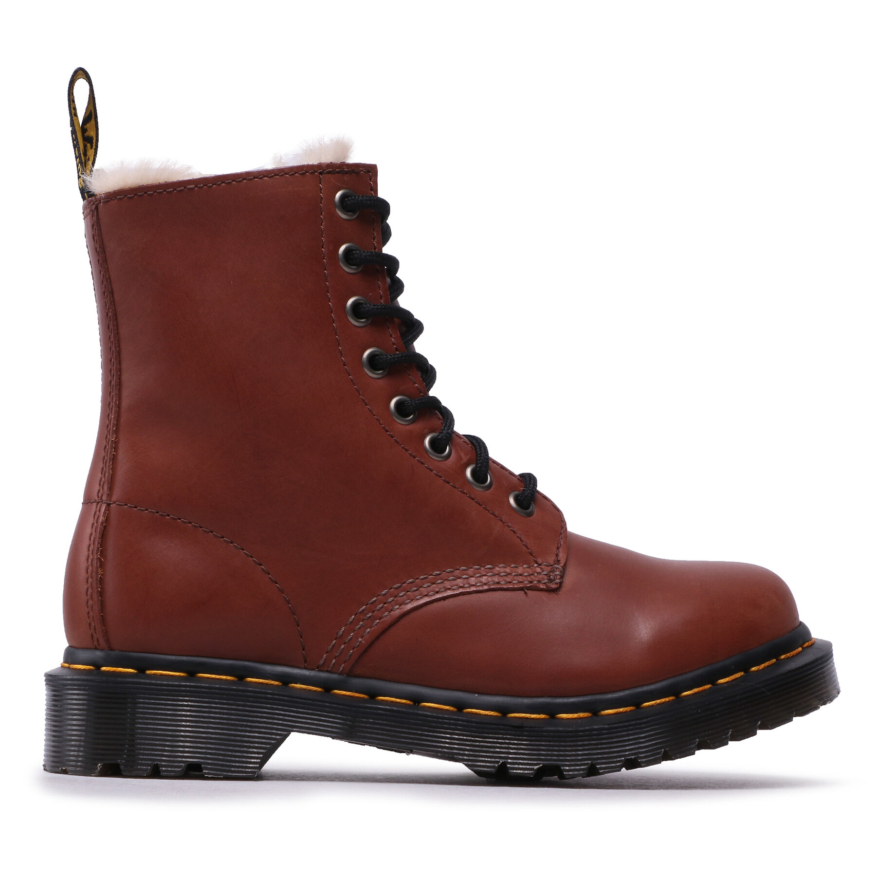 Schnürstiefel Dr. Martens 1460 Serena 27782225 Saddle Tan von Dr. Martens