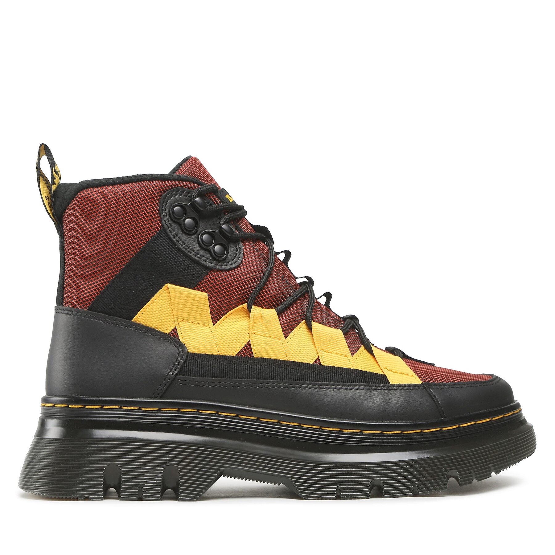 Schnürstiefeletten Dr. Martens Boury 27864001 Black/Rust Tan/Black von Dr. Martens