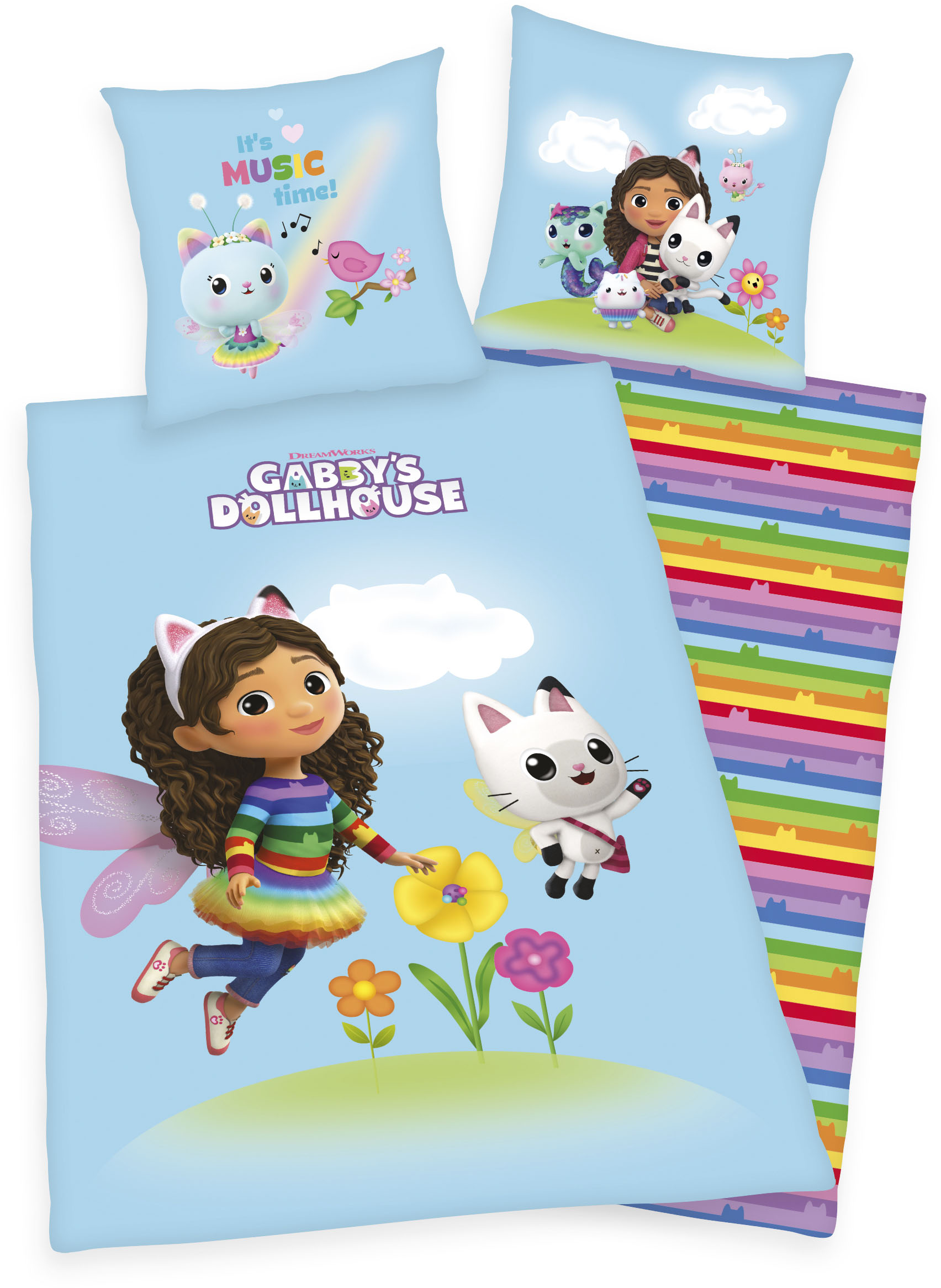 Dreamworks Gabby’s Dollhouse Babybettwäsche »Gabbys Dollhouse«, mit tollem Motiv von Dreamworks Gabby’s Dollhouse