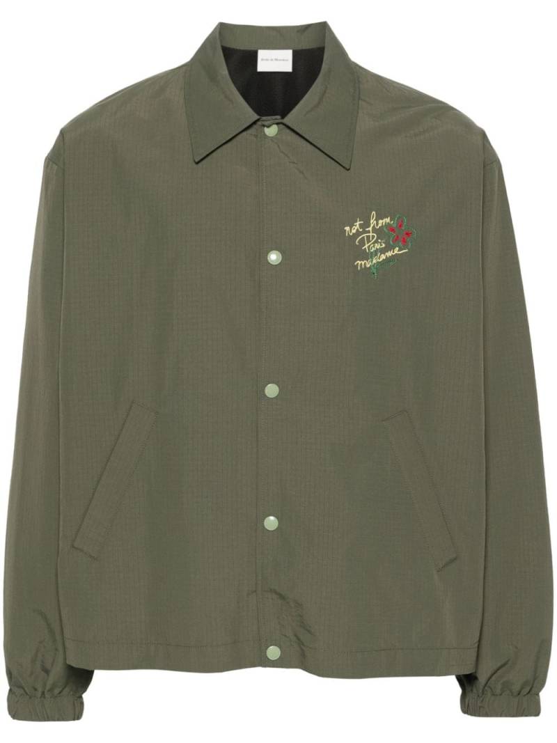 Drôle De Monsieur Esquisse water-repellent jacket - Green von Drôle De Monsieur