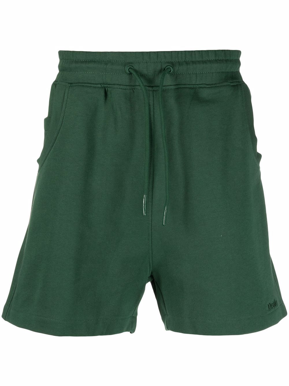 Drôle De Monsieur drawstring cotton track shorts - Green von Drôle De Monsieur