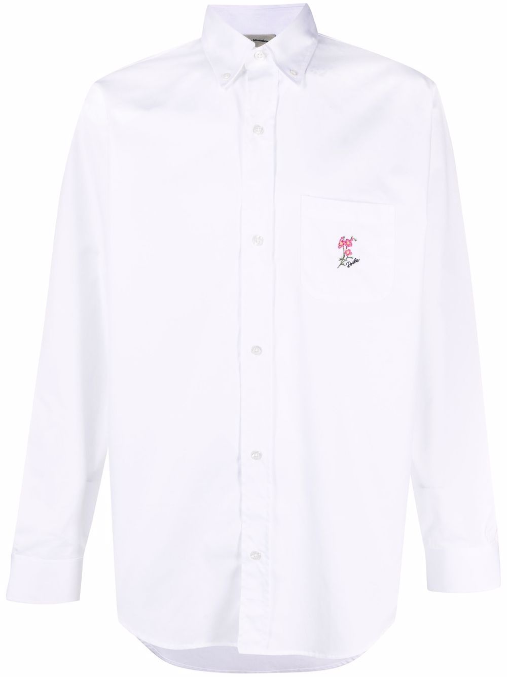 Drôle De Monsieur embroidered logo shirt - White von Drôle De Monsieur