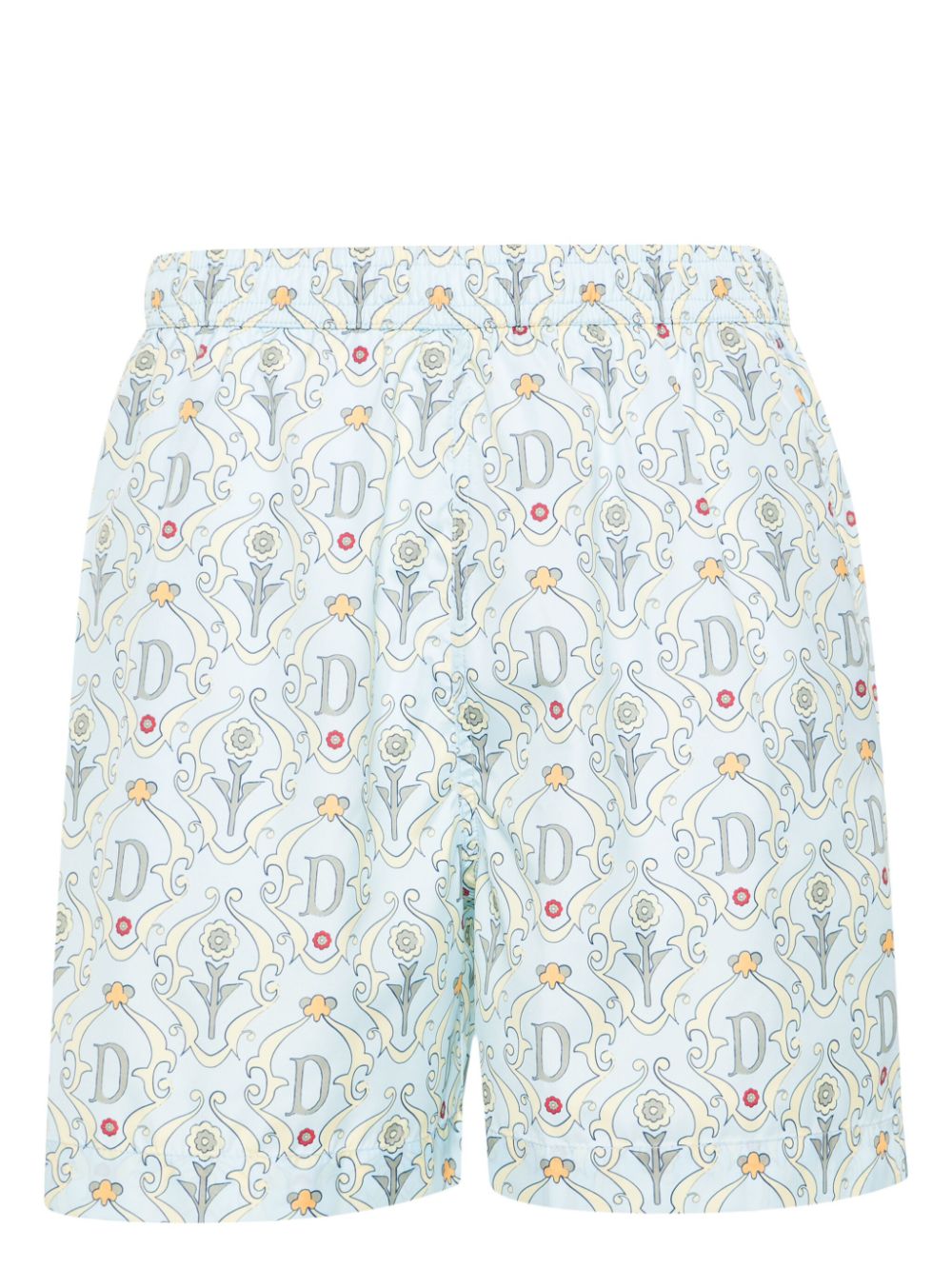 Drôle De Monsieur logo-print swim shorts - Blue von Drôle De Monsieur