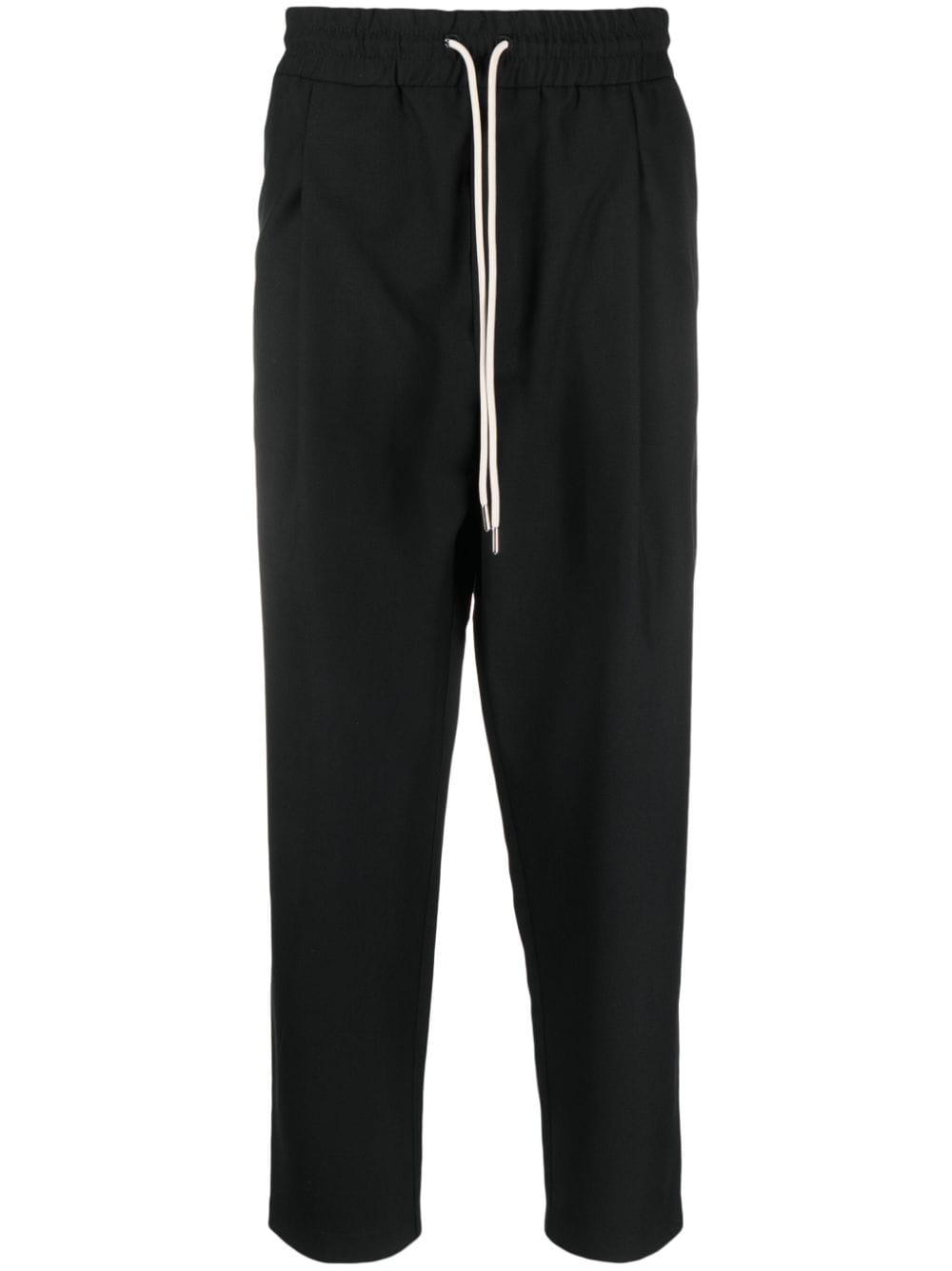 Drôle De Monsieur mid-rise tapered trousers - Black von Drôle De Monsieur