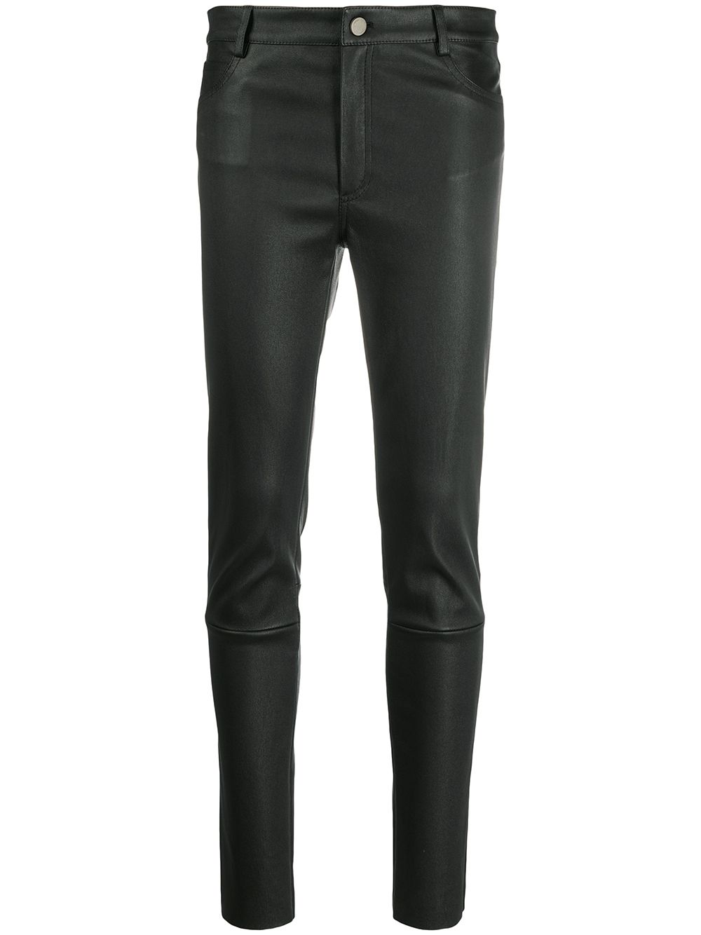 Drome mid-rise slim-cut trousers - Black von Drome