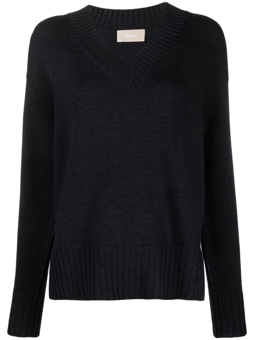 Drumohr V-neck wool jumper - Grey von Drumohr