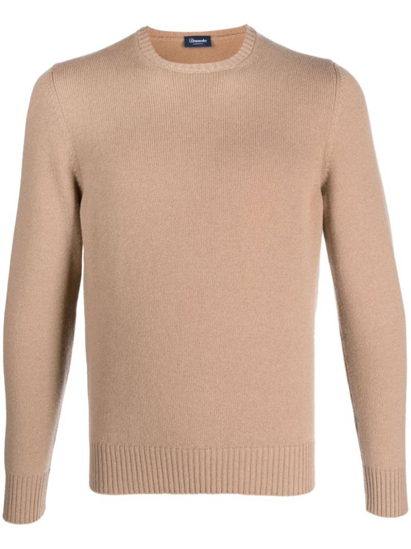 Drumohr crew-neck cashmere jumper - Neutrals von Drumohr