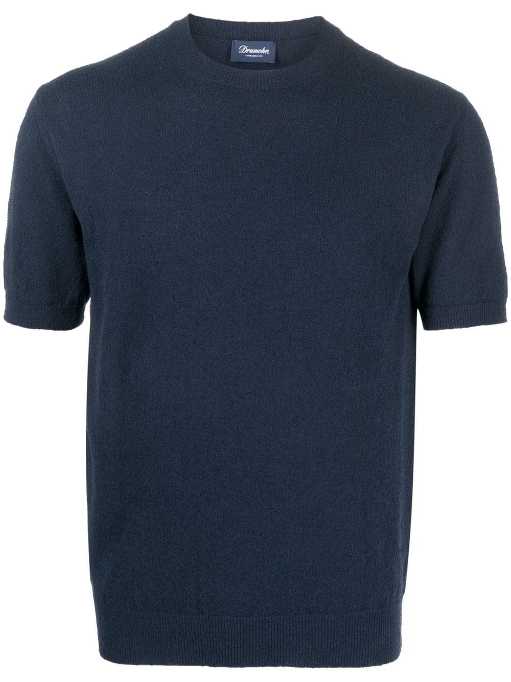 Drumohr crew-neck short-sleeve jumper - Blue von Drumohr