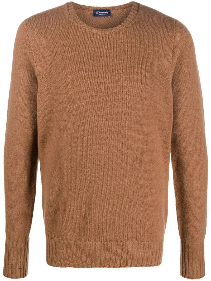 Drumohr crew-neck wool jumper - Neutrals von Drumohr