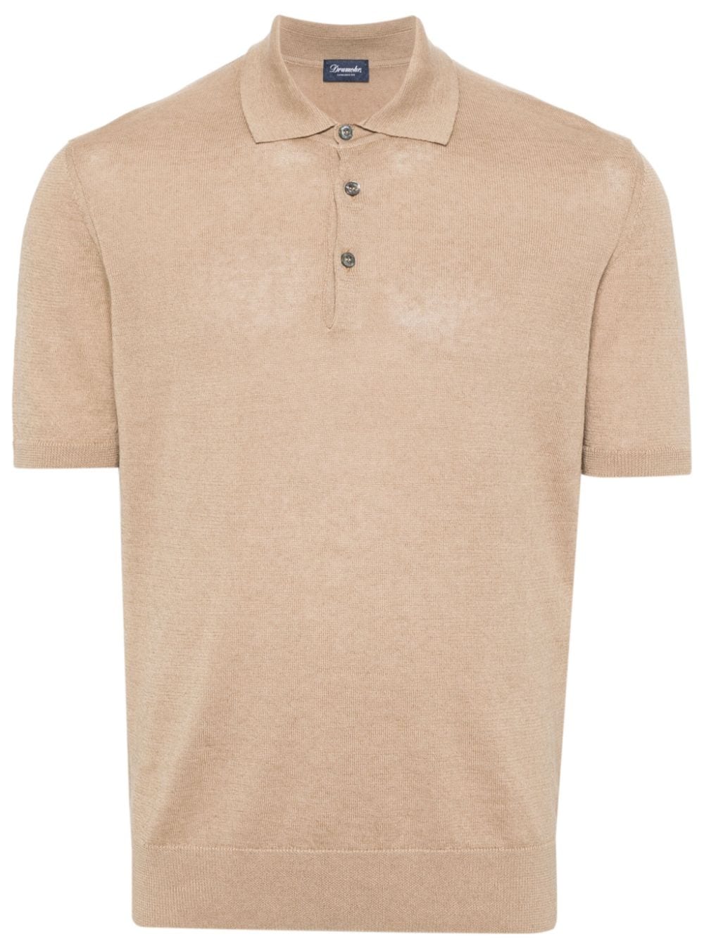 Drumohr fine-knit polo shirt - Neutrals von Drumohr