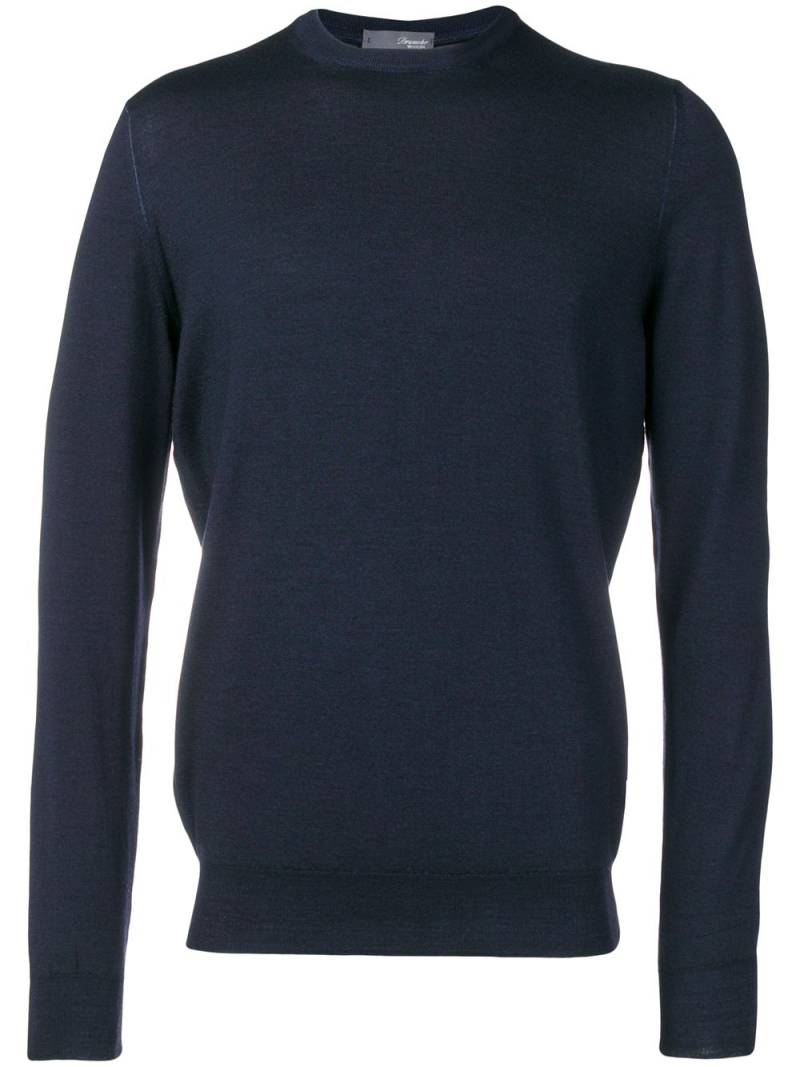 Drumohr fine knit sweater - Blue von Drumohr