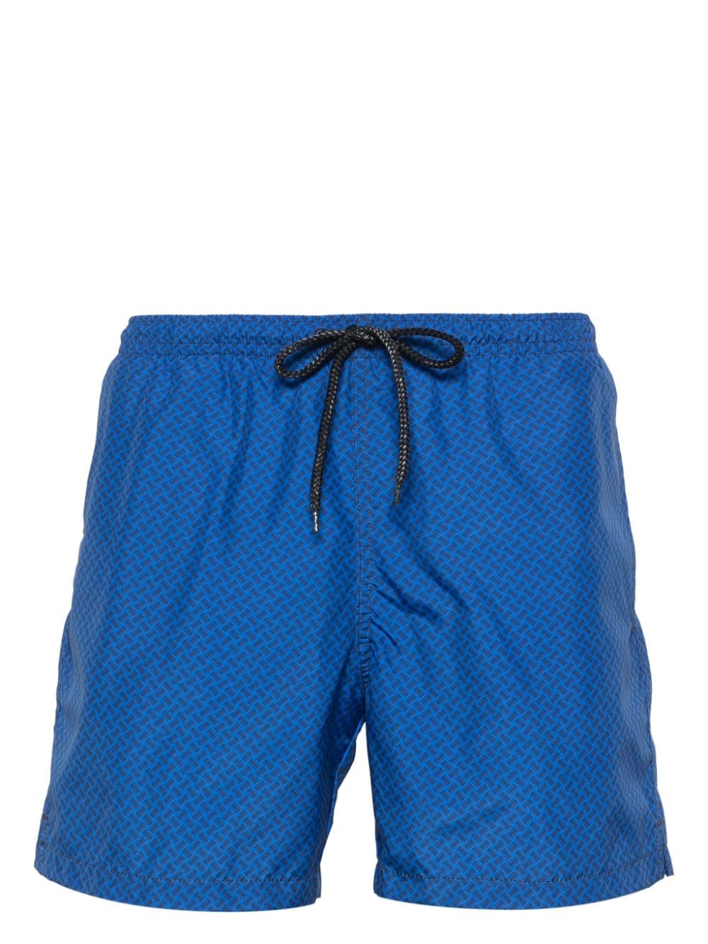 Drumohr geometric-print swim shorts - Blue von Drumohr