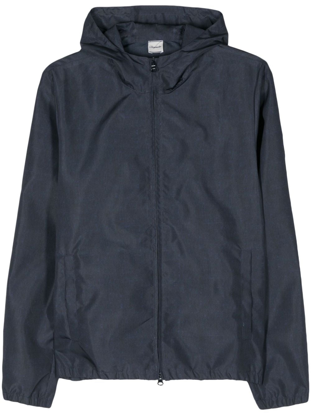 Drumohr hooded sports jacket - Blue von Drumohr