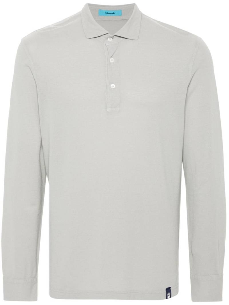 Drumohr long-sleeve polo shirt - Grey von Drumohr