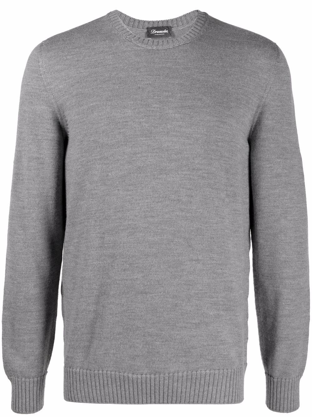 Drumohr long-sleeved merino jumper - Grey von Drumohr