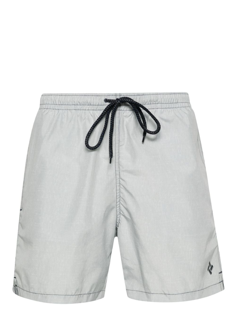 Drumohr mélange-effect swim short - Grey von Drumohr