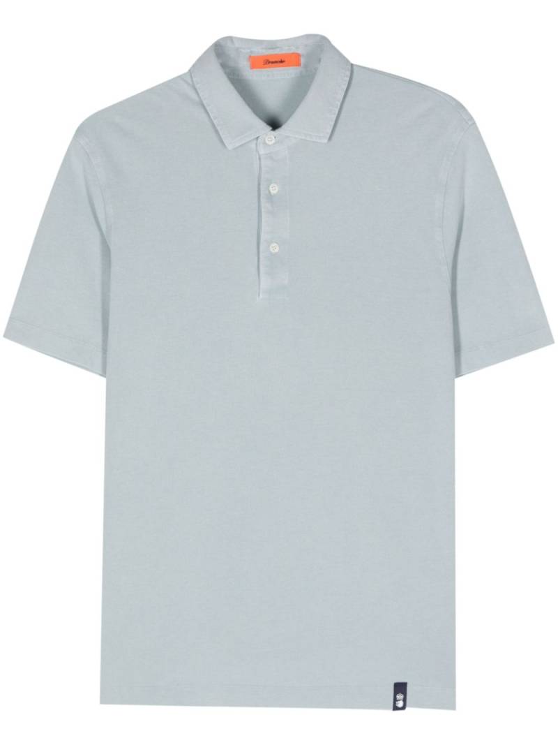 Drumohr piqué polo shirt - Blue von Drumohr