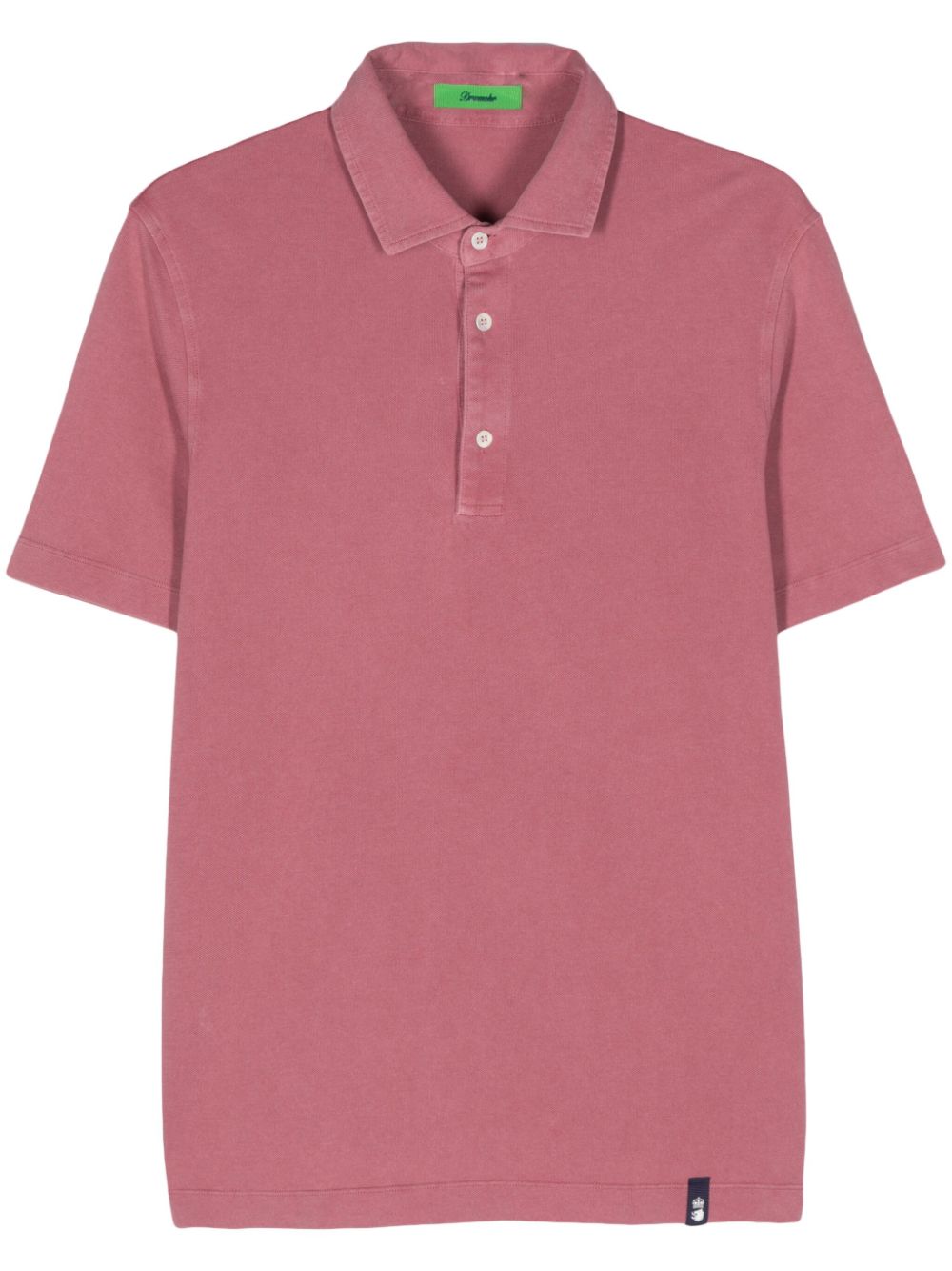 Drumohr piqué polo shirt - Pink von Drumohr