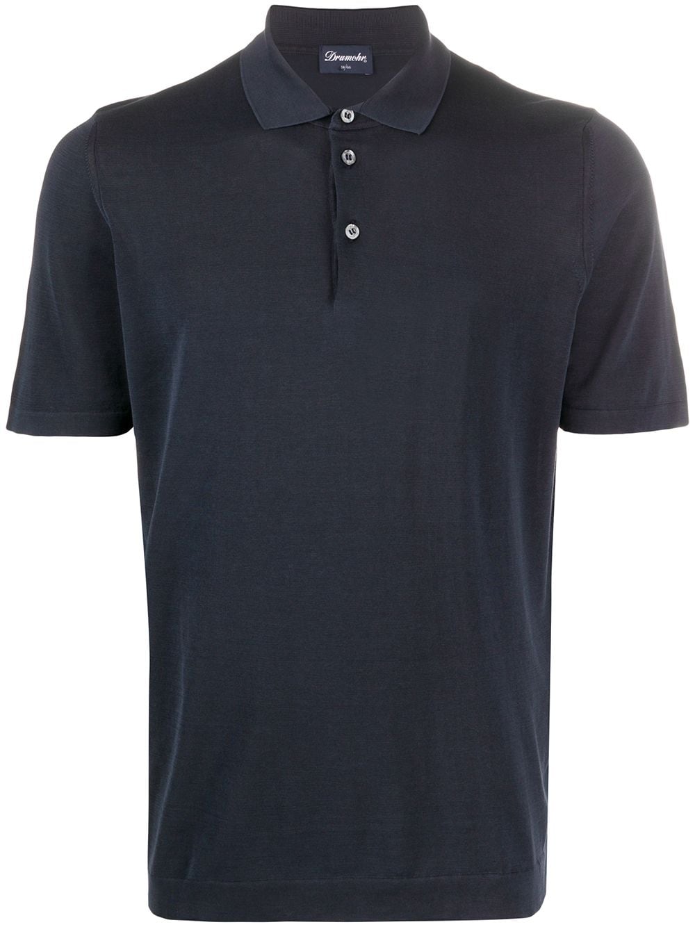 Drumohr short sleeved polo shirt - Blue von Drumohr