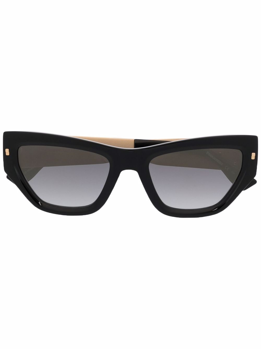 Dsquared2 Eyewear Hype logo-plaque sunglasses - Black von Dsquared2 Eyewear