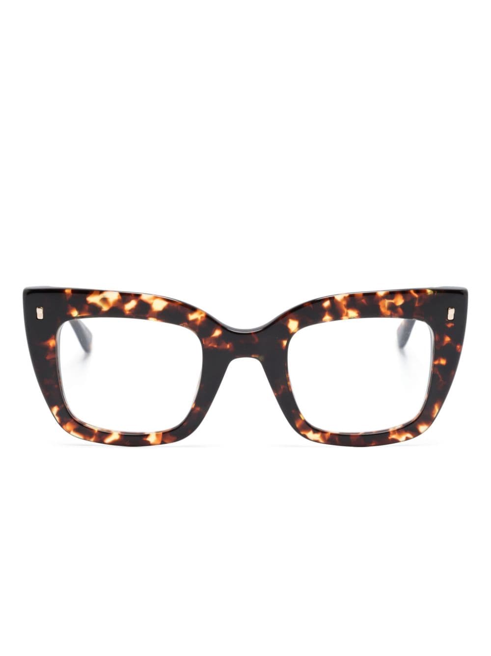 Dsquared2 Eyewear Hype tortoiseshell butterfly-frame glasses - Brown von Dsquared2 Eyewear