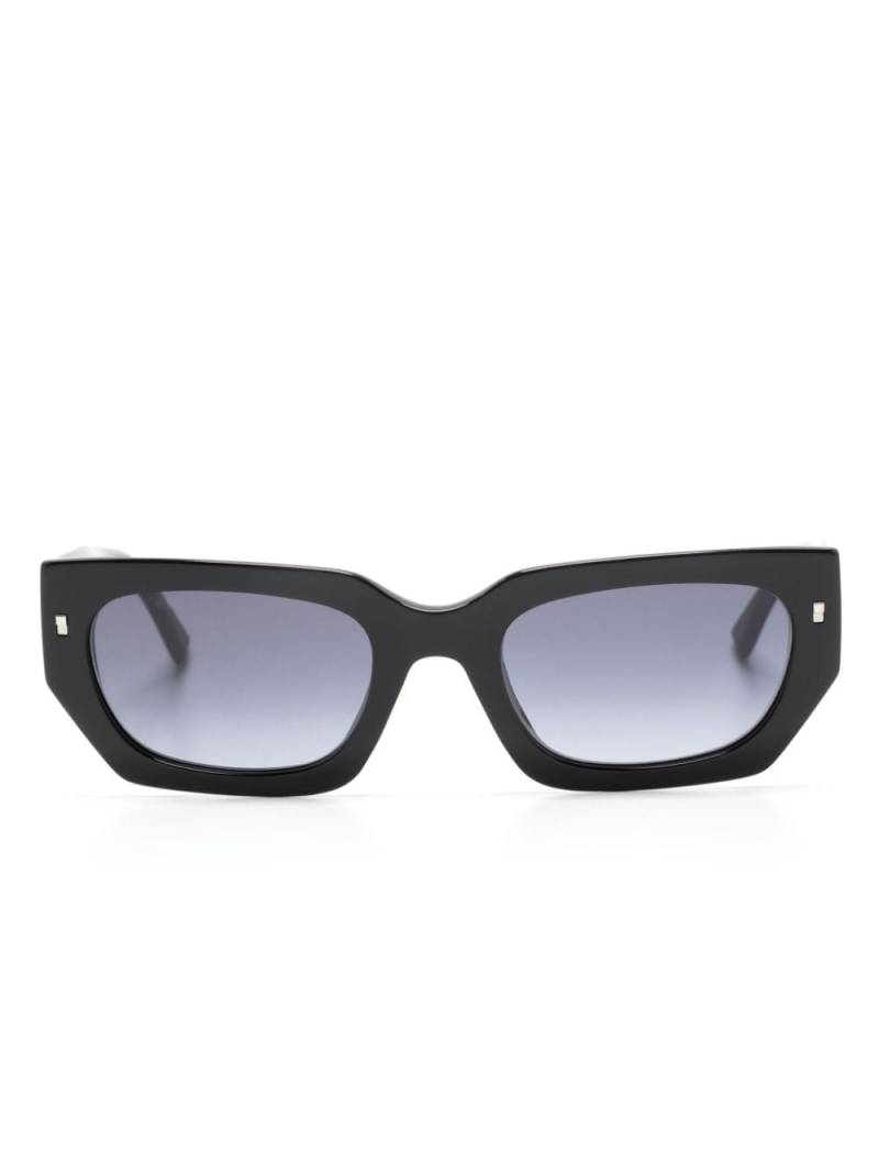 Dsquared2 Eyewear ICON 0017/S rectangle-shape sunglasses - Black von Dsquared2 Eyewear