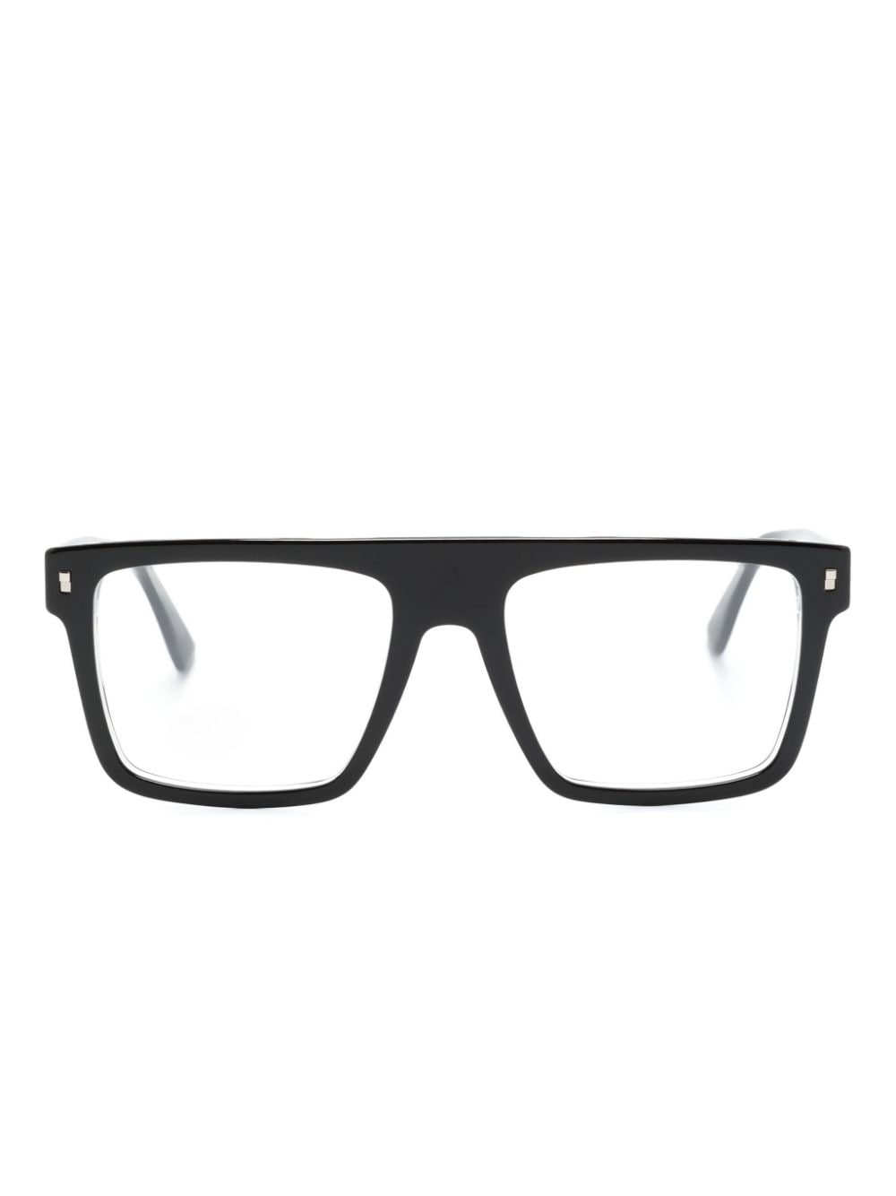 Dsquared2 Eyewear Icon rectangle-frame glasses - Black von Dsquared2 Eyewear