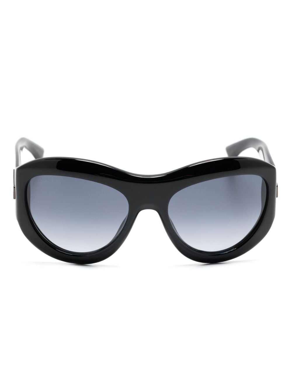 Dsquared2 Eyewear logo-plaque round-frame sunglasses - Black von Dsquared2 Eyewear