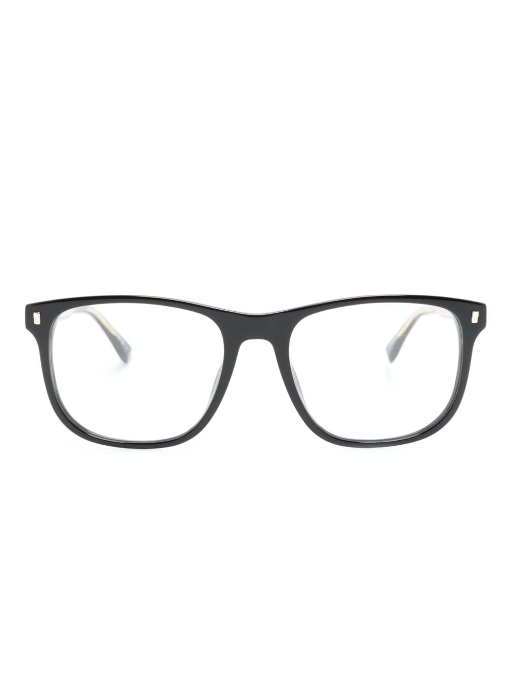 Dsquared2 Eyewear logo-print square-frame glasses - Black von Dsquared2 Eyewear