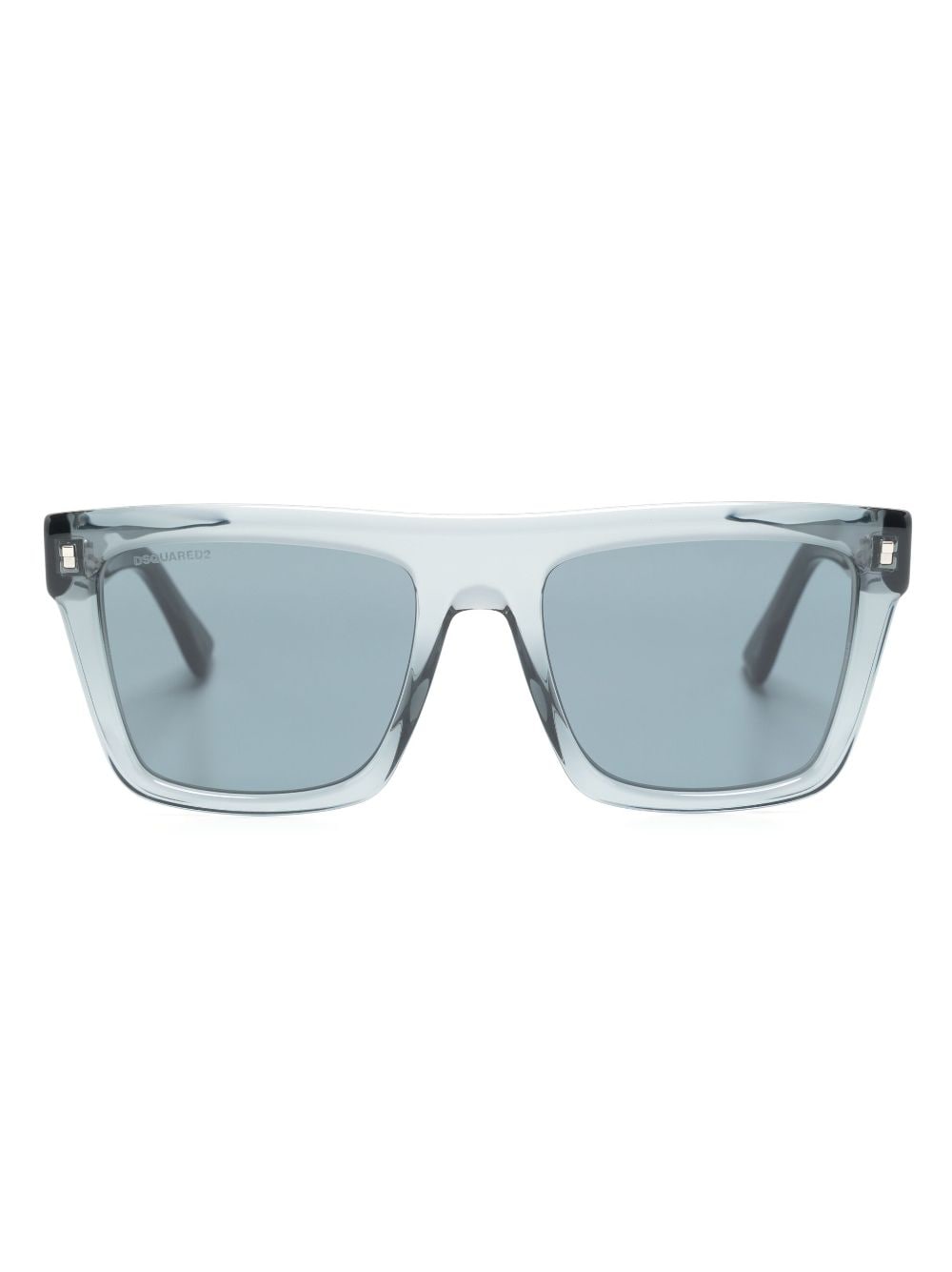 Dsquared2 Eyewear logo-print square-frame sunglasses - Grey von Dsquared2 Eyewear
