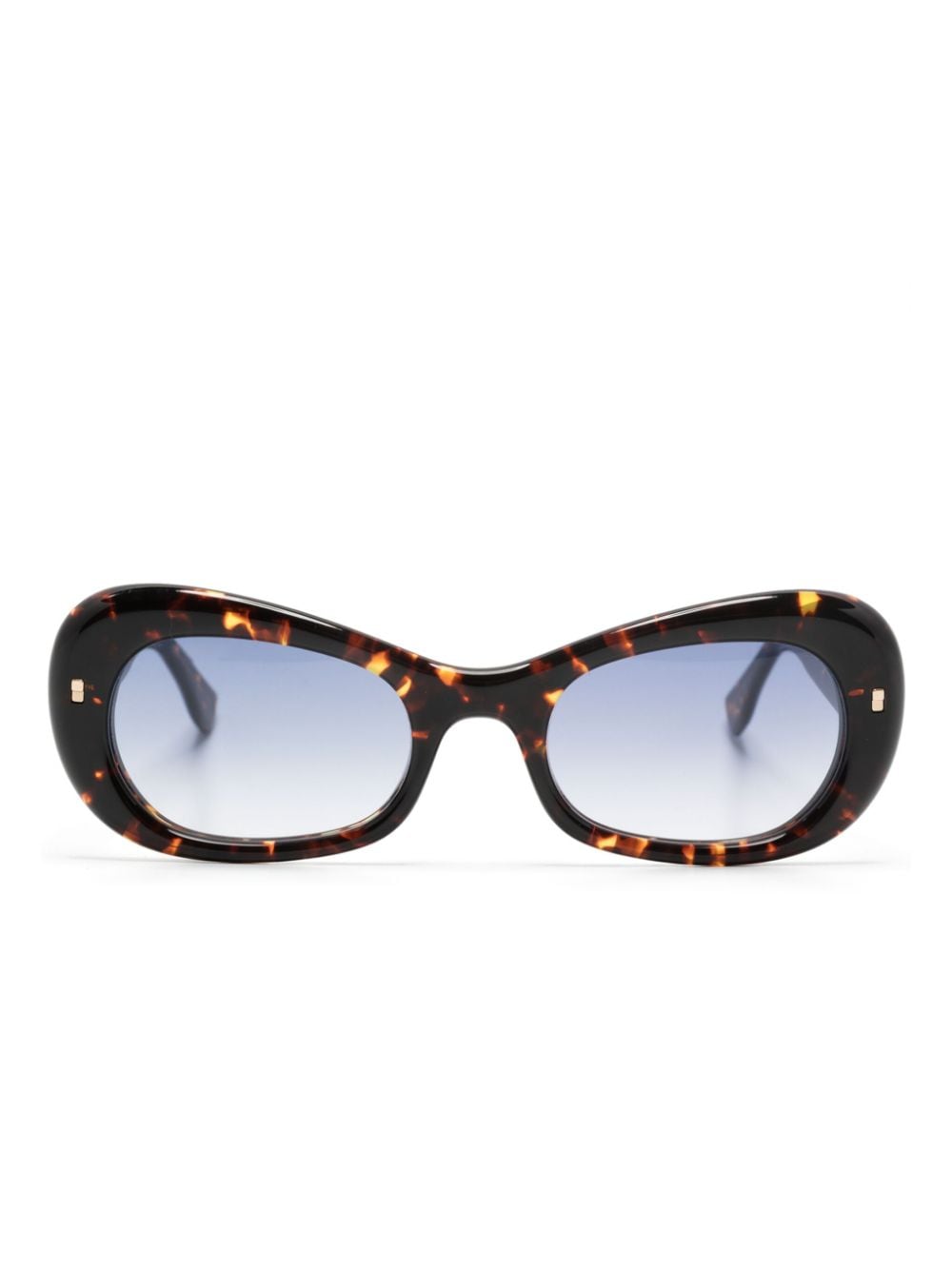 Dsquared2 Eyewear tortoiseshell oval-frame sunglasses - Brown von Dsquared2 Eyewear