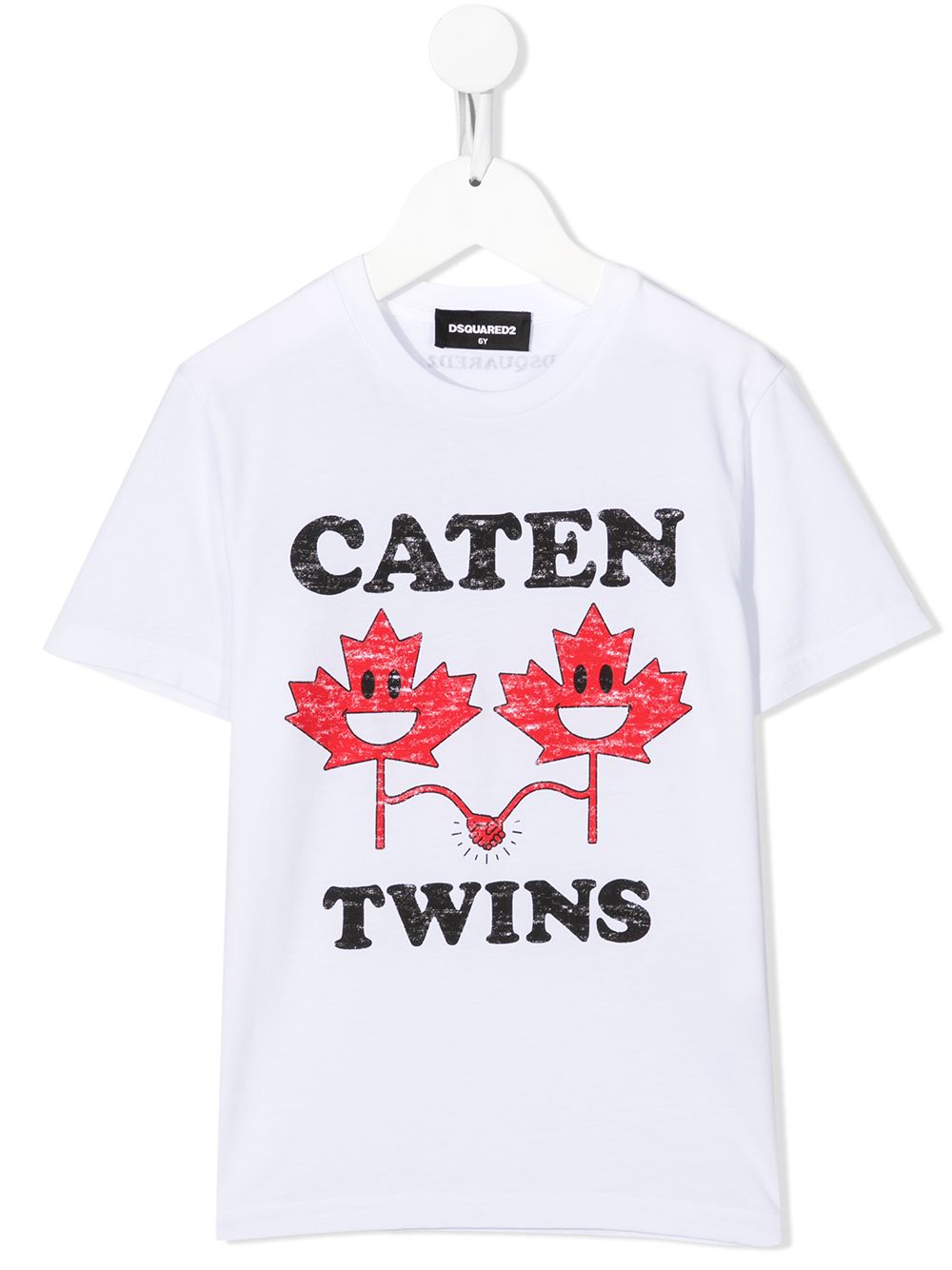 Dsquared2 Kids Caten Twins print T-shirt - White von Dsquared2 Kids