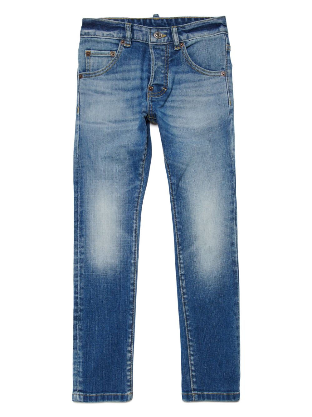 Dsquared2 Kids Cool Guy logo-patch straight-leg jeans - Blue von Dsquared2 Kids