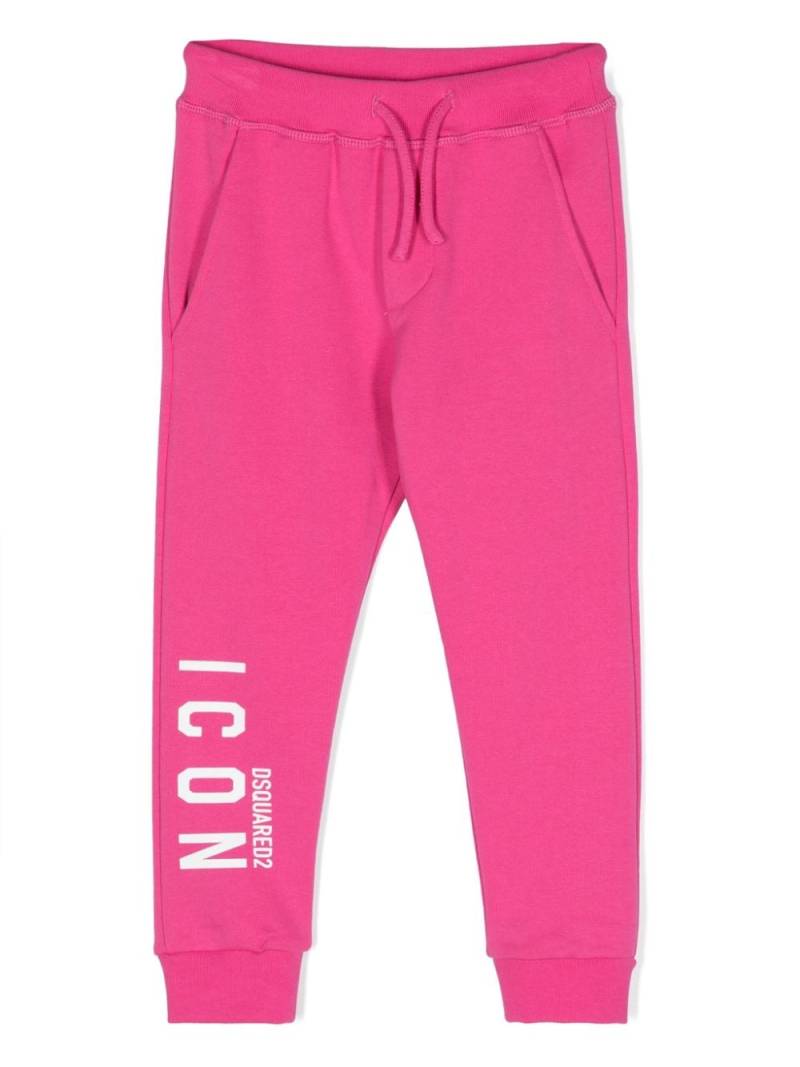 Dsquared2 Kids Icon-logo track pants - Pink von Dsquared2 Kids