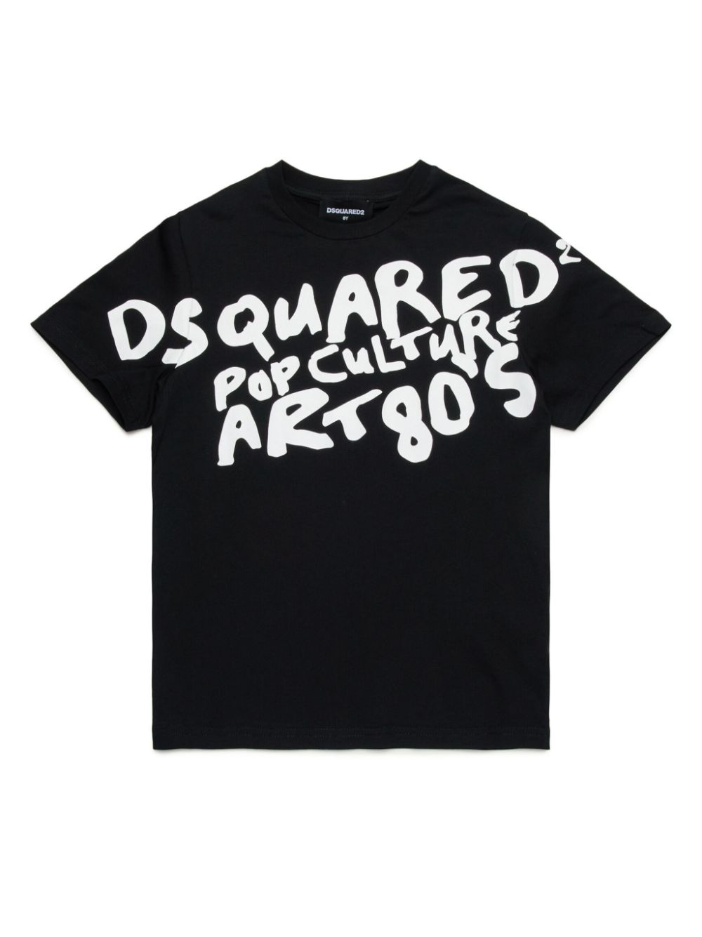 Dsquared2 Kids Pop Culture logo-print T-shirt - Black von Dsquared2 Kids