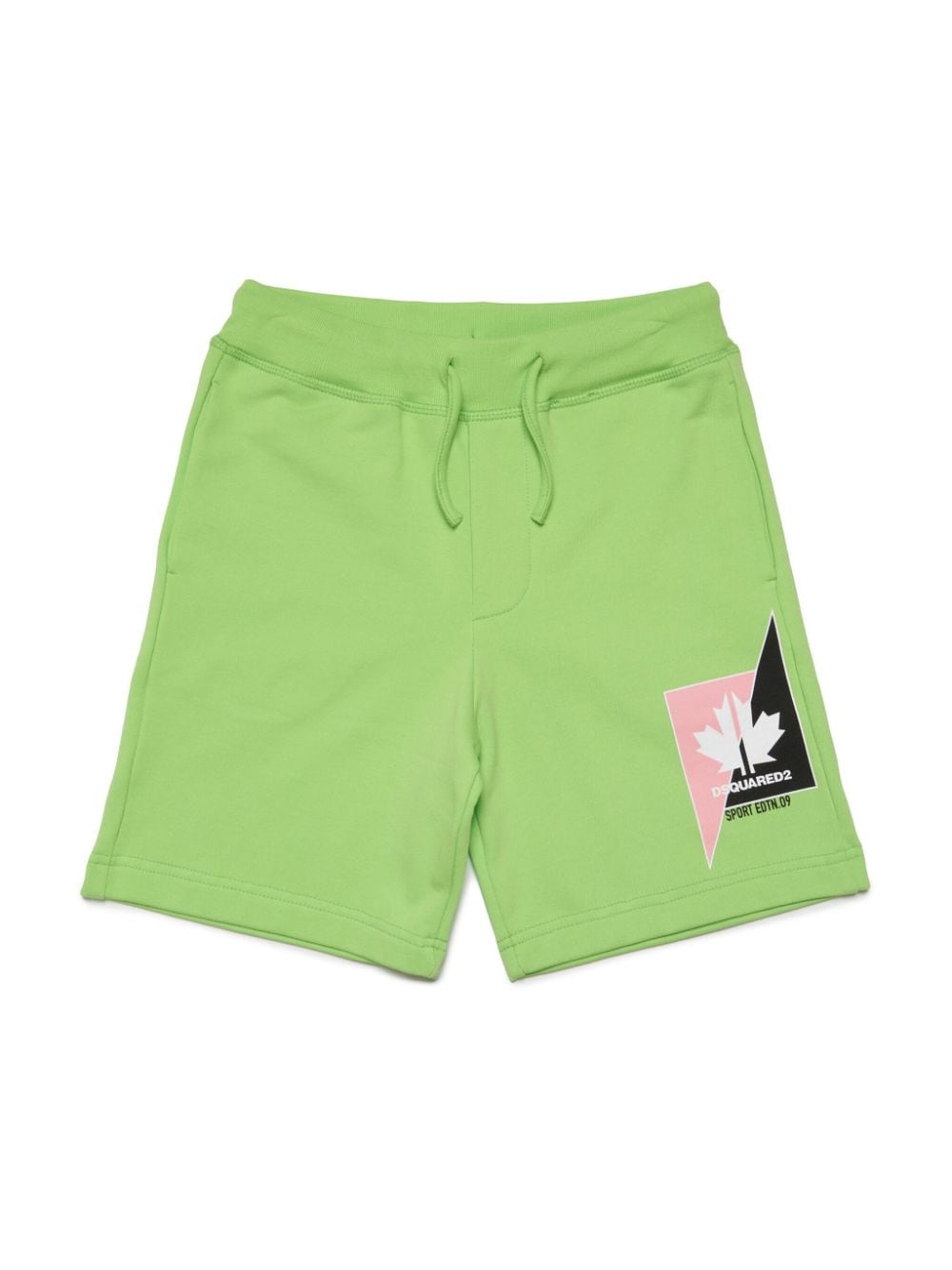 Dsquared2 Kids Sport Edtn.09 cotton shorts - Green von Dsquared2 Kids