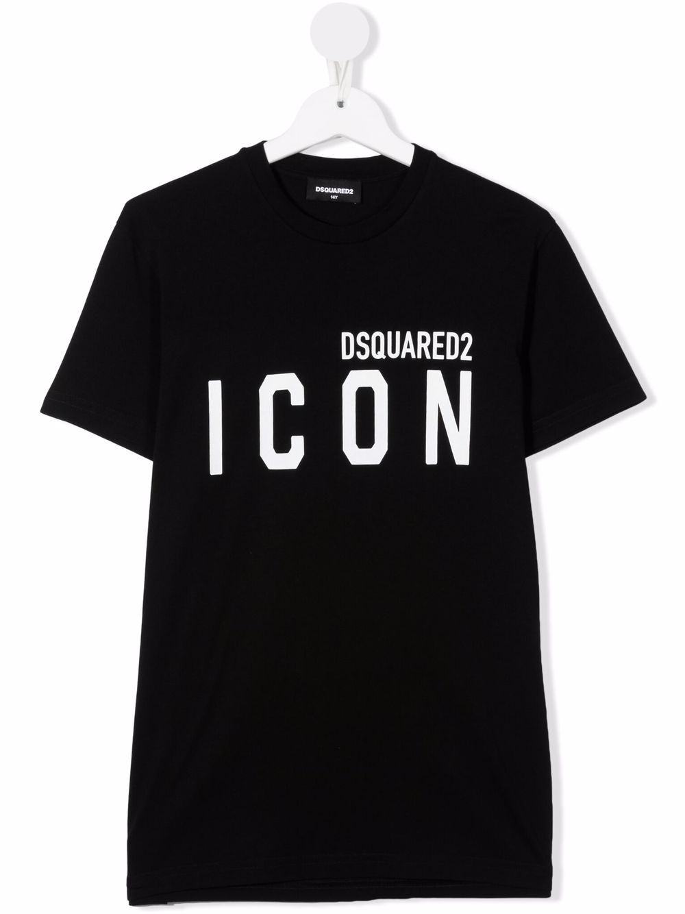 Dsquared2 Kids TEEN Icon-print cotton T-shirt - Black von Dsquared2 Kids