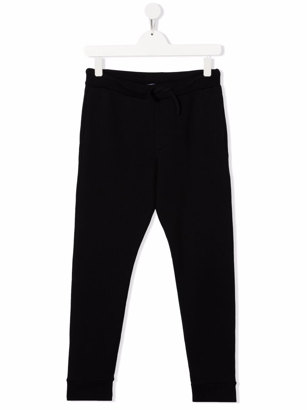 Dsquared2 Kids TEEN logo-print cotton track pants - Black von Dsquared2 Kids