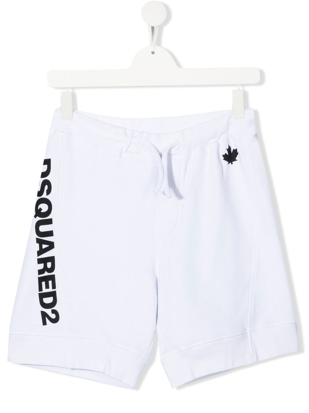 Dsquared2 Kids TEEN logo-print track shorts - White von Dsquared2 Kids