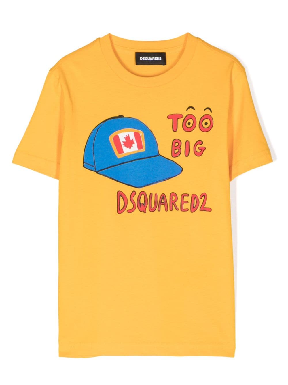 Dsquared2 Kids Too Big cotton T-shirt - Yellow von Dsquared2 Kids