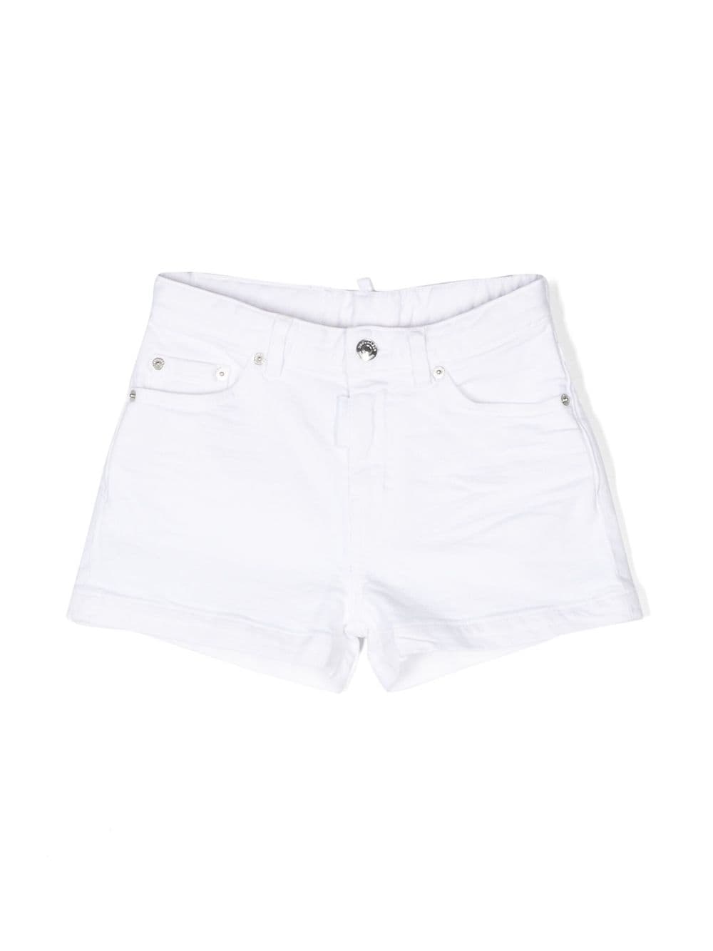 Dsquared2 Kids classic five pockets shorts - White von Dsquared2 Kids