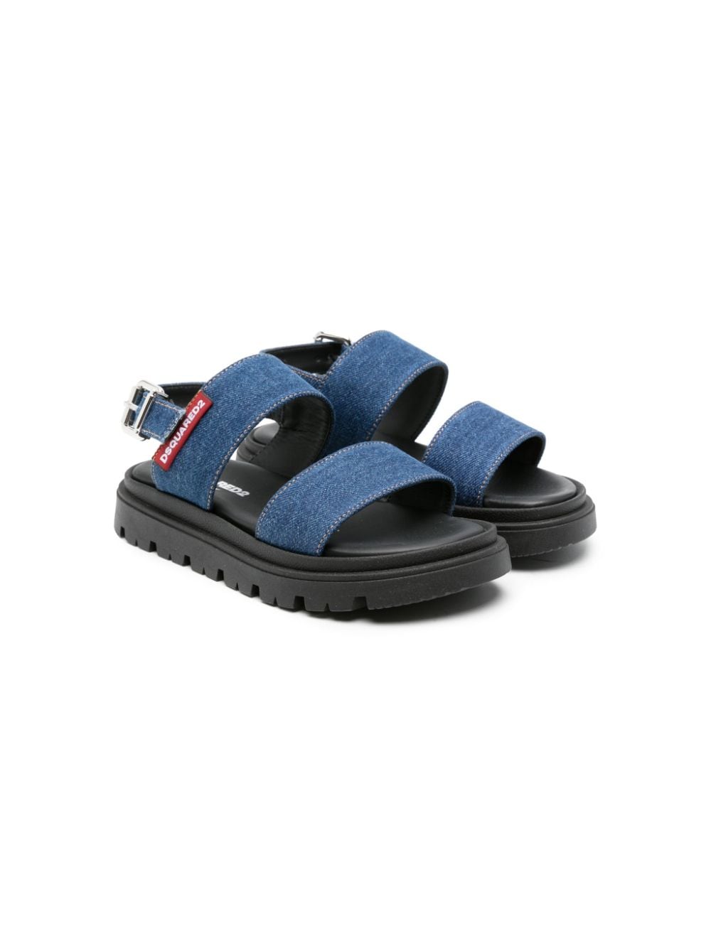 Dsquared2 Kids denim slingback sandals - Blue von Dsquared2 Kids